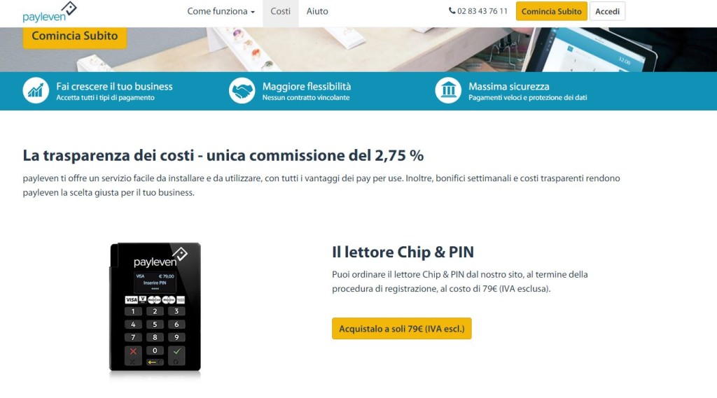 Come aggiungere il Pos sui dispositivi mobili