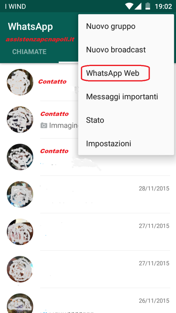 Guida WhatsApp Web