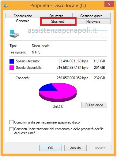 Come Deframmentare il disco rigido su Windows 8.1