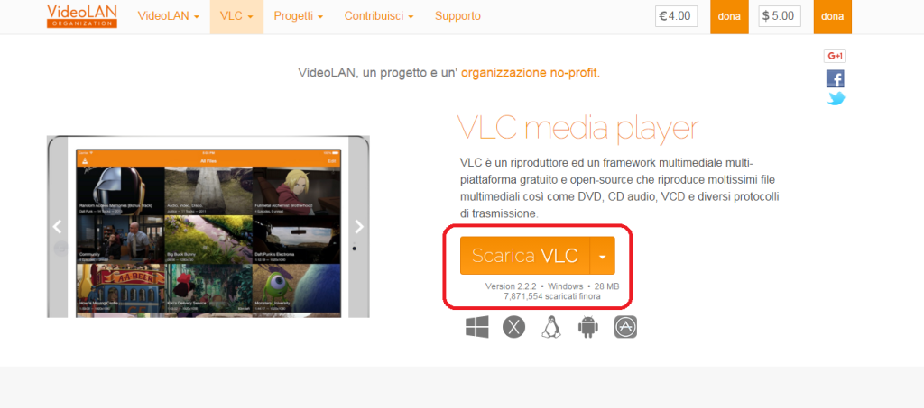 Guida come installare VideoLAN - VLC