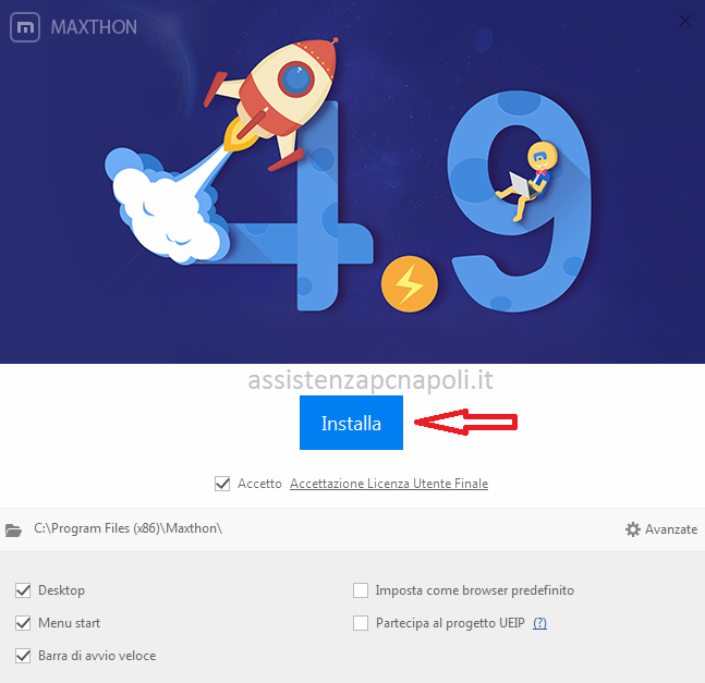 Guida installazione Browser Maxthon