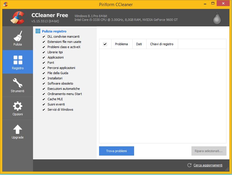 Come pulire il PC con CCleaner