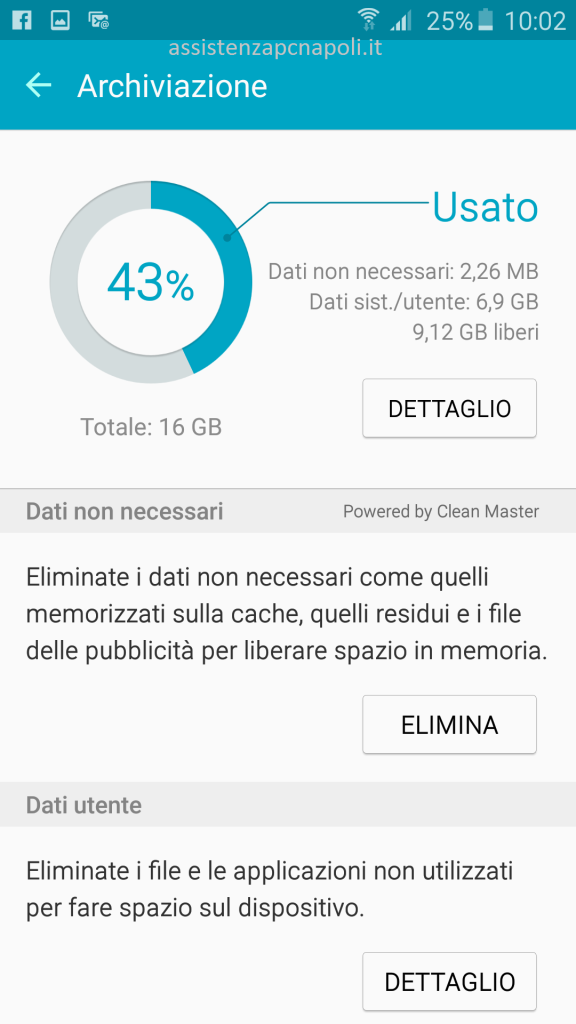 Applicazione Smart Manager Android