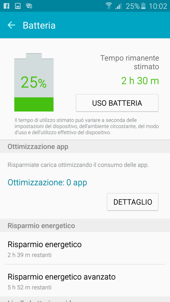 Applicazione Smart Manager Android