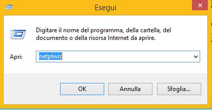 Come rimuovere la password di accesso