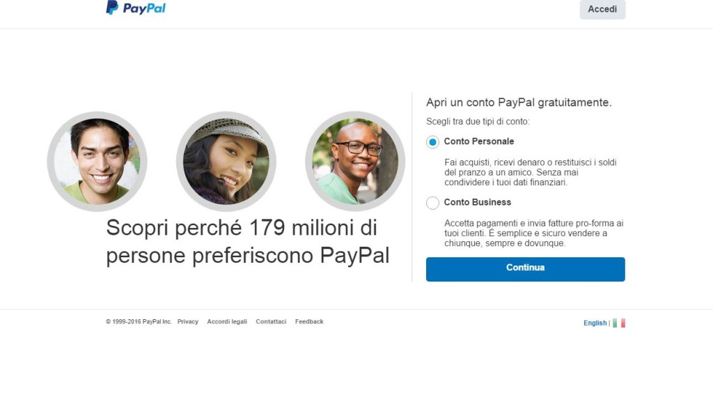 Come aprire un conto Paypal 