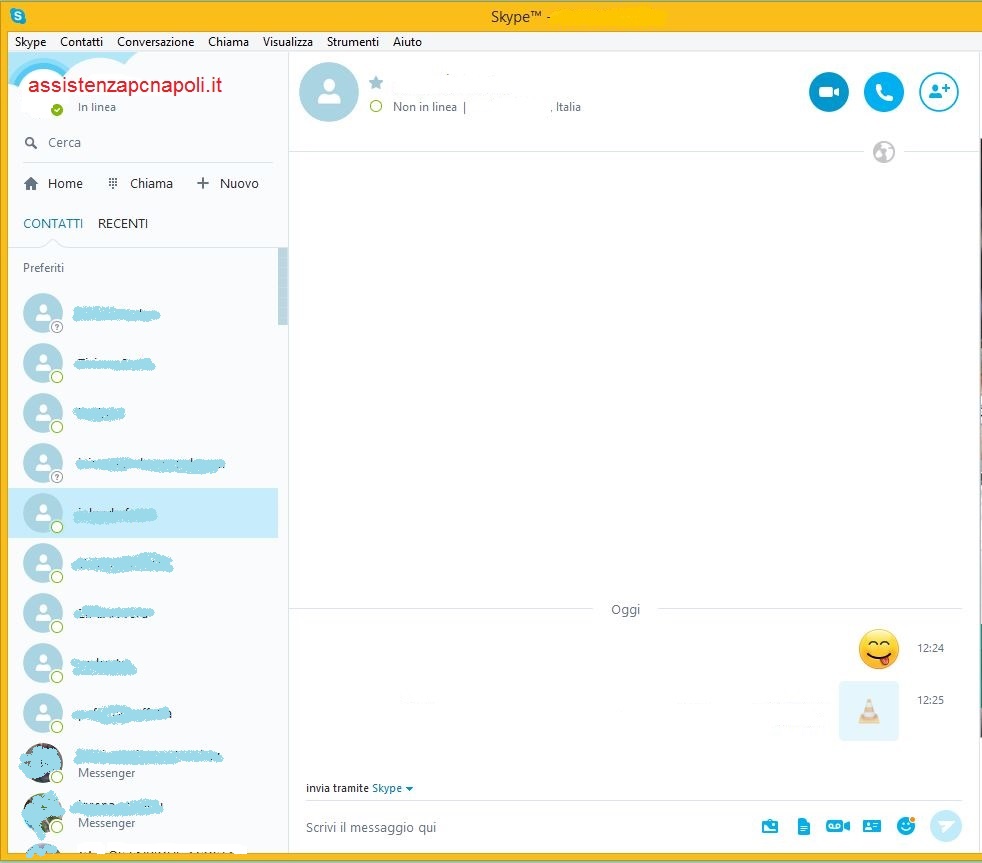 Come inviare file con Skype