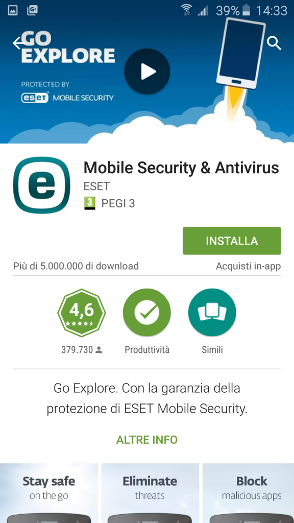 ESET Mobile Security & Antivirus