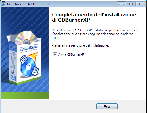 Il migliore masterizzatore gratuito CDBurnerXP