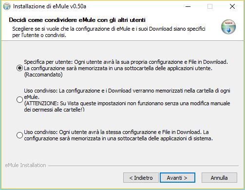 Guida installazione eMule su Windows 10