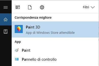 Il nuovo Paint 3D di Windows 10