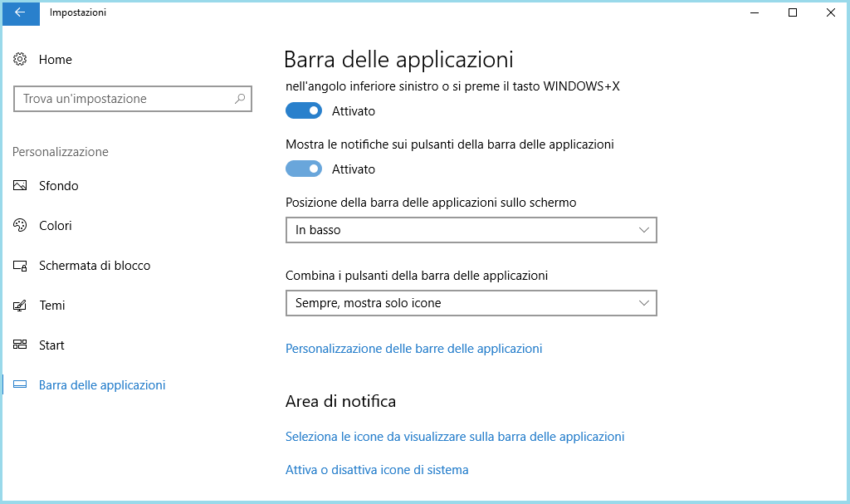 Eliminare icona Windows Defender Security