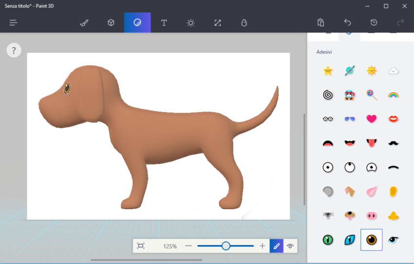 Nuovo Paint 3D con aggiornamento Windows 10