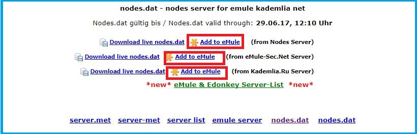 Problema eMule non si connette alla rete Kadu