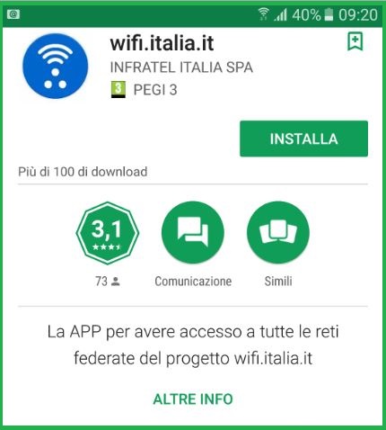 WIFI Italia la rete gratuita per tutti