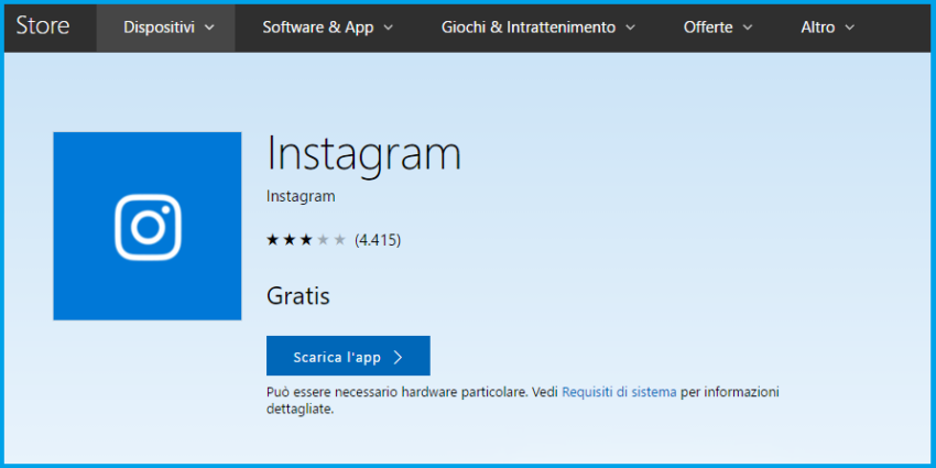 Come utilizzare Instagram su Windows 10
